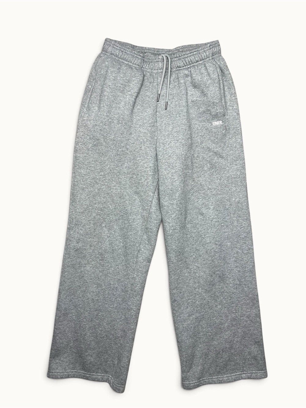 ONER Active Gray Wide Leg Sweatpants Women’s Small Fleece Lounge Joggers
